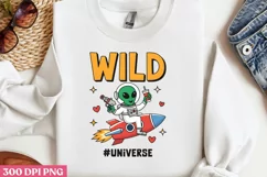 Wild #Universe PNG, Astronaut Sublimation png Product Image 1
