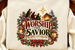 4 Christian Christmas PNG Designs, 4 Nativity Bible Verse Sh Product Image 2