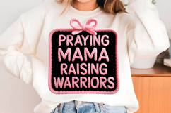 Mother's Day PNG, Faux Yarn Mama PNG Product Image 1