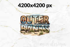 Outer Banks PNG, Vintage North Carolina Sublimation Product Image 2