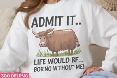 Funny Sarcastic Animal Quotes Bundle PNG Product Image 6