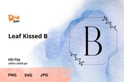 Leaf Kissed Monogram Product Image 1