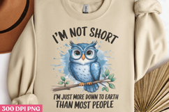 Im Not Short Im Just More PNG, Funny Animal Jokes Product Image 3