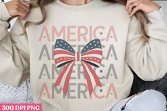 America PNG, 4th Of July Sublimation PNG Product Image 1