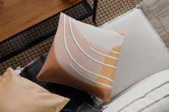 Modern Abstract Wave Lines Embroidery Design Product Image 2