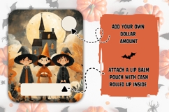 Cartoon Halloween Money Card, Kids Money Card Printable Product Image 2