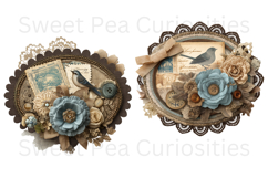 Flowers, Clusters, Ephemera, PNG, Junk Journal, clipart Product Image 2