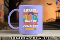 Level 100 Days of School Complete Gamer PNG Product Image 3
