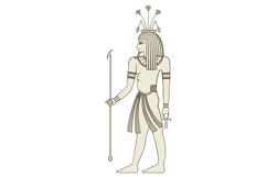 Hapi.Egyptian ancient symbol. Culture.Design element. Product Image 2