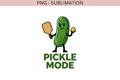 Pickle Mode PNG Sublimation | Funny Pickleball Pickle Design Product Image 2