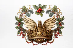 Vintage Christmas Cinema Clipart PNG Product Image 2