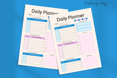 Minimalist Daily Planner Canva Template | Aesthetic Daily Product Image 2