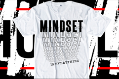 Mindset is Everything Stacked Font SVG, Inspirational shirt Product Image 2