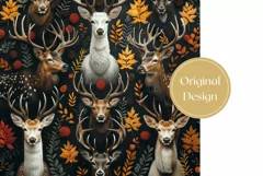 Deer Tumbler Wrap Design, Deer Sublimation Tumbler Design Product Image 2