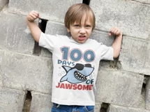 100 days of jawsome SVG, 100 days of school SVG Product Image 4