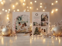 Editable Arch Christmas Card Photo Template Product Image 2