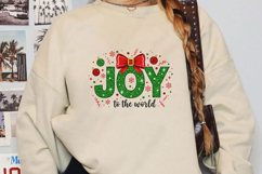 Joy to the World Christmas Sublimation, Christmas Png Product Image 2