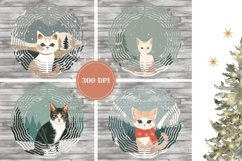 Christmas Cat Wind Spinner, Cozy Christmas Wind Spinner Product Image 2