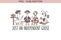 Independent goose png design for T-shirts Product Image 2