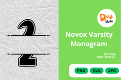 Novox Varsity Monogram Product Image 1