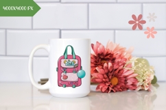 Hand Drawn Backpack Illustration, Cartoon Backpack PNG Product Image 2