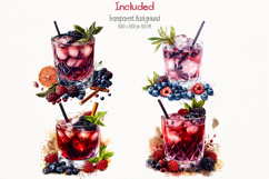 Awesome Cocktail 16 Cliparts Collection Product Image 2