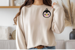 Cute Penguin Keychain Embroidery Design Product Image 3