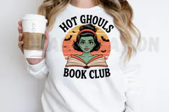 Hot Ghouls Book Club Sublimation PNG Design Product Image 2