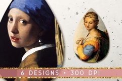 Teardrop Earring Sublimation Bundle | Famous Female Portrait Product Image 2