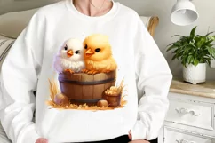 Adorable Baby Farm Animals clipart, Watercolor Clipart Product Image 2