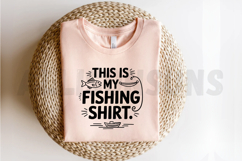 This Is My Fishing Shirt Funny Angler Design Sublimation Product Image 2