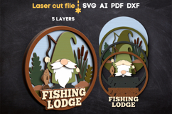Fishing SVG laser cut files for Glowforge Product Image 2