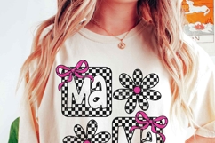 Floral Mama Coquette PNG | Mothers Day Gift | Preppy Mama Product Image 2