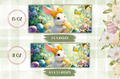 Colorful Easter Bunny Mug Design, Cartoon Easter Mug Product Image 2