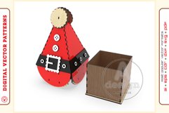 Christmas_gift_box_V6 - laser cut file - Glowforge ready SVG Product Image 2