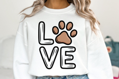 Love Svg Design | Paws Svg | Svg Cut File Product Image 2