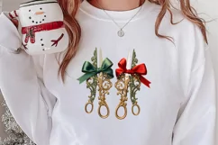 Festive Christmas Sewing Clipart , Christmas PNG Product Image 3
