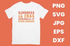 Orange Kindness Is Free Sprinkle It Everywhere Mental SVG Product Image 2