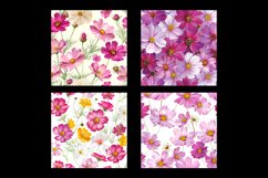Cosmos Flower Digital Paper Pattern Product Image 2