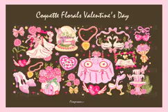 Valentine Wedding Floral Glass Can Wrap PNG Product Image 2