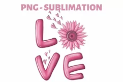Love Flower | Valentines Day | Sublimation Png Product Image 3