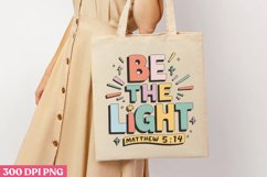 Be the light matthew 5:14 PNG, Retro Christian PNG Product Image 2