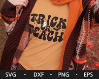 Trick or Teach svg, Teacher Halloween svg, Ghost svg Product Image 2