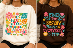 Floral Kindness SVG Do More What Makes You Happy PNG Product Image 2
