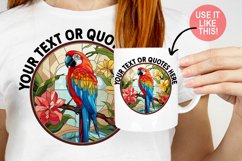 Macaw Floral Sublimation Bundle Product Image 3