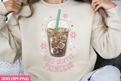 Iced coffee princess PNG, Iced Coffee Mental Product Image 1