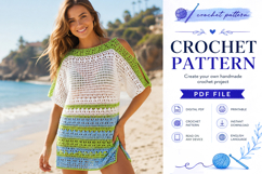 Crochet Beach Cover Up Pattern PDF Product Image 4