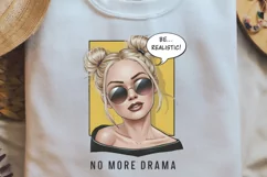 Funny Beautiful Girl Quotes Sublimation PNG. Product Image 3