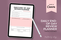 Daily End-of-Day Review Planner Printable | Gratitude Product Image 2