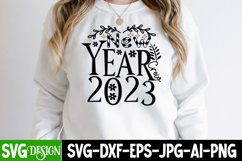 New Year Crew 2023 SVG Cut File , New Year SVG Design Product Image 1